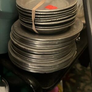 Pewter plates